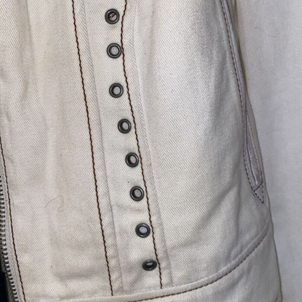 JAKETT New York Genuine Leather and Twill Lightweight Zip Jacket - Picture 8 of 14